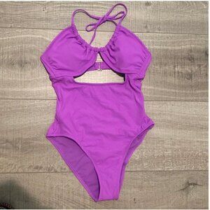 NWT Xhilaration Purple One Piece Swimsuit XL